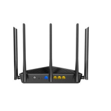 Tenda TX27 PRO belaidis maršruto parinktuvas Gigabit Ethernet Tri-band (2,4 GHz / 5 GHz / 6 GHz) Juoda