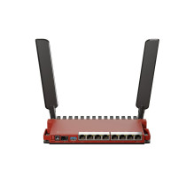 Mikrotik L009UiGS-2HaxD-IN wireless router Gigabit Ethernet Single-band (2.4 GHz) Red