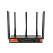 Tenda W30E AX3000 belaidis maršruto parinktuvas Gigabit Ethernet Dviejų juostų (2,4 GHz / 5 GHz) Juoda