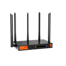 Tenda W30E AX3000 belaidis maršruto parinktuvas Gigabit Ethernet Dviejų juostų (2,4 GHz / 5 GHz) Juoda