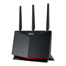 ASUS AX5700 RT-AX86U PRO belaidis maršruto parinktuvas Gigabit Ethernet Dviejų juostų (2,4 GHz / 5 GHz) 4G juoda, raudon