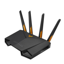 ASUS TUF Gaming AX3000 V2 belaidis maršruto parinktuvas Gigabit Ethernet Dviejų juostų (2,4 GHz / 5 GHz) Juoda, oranžinė