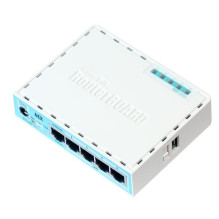 Mikrotik RB750GR3 laidinis maršrutizatorius Gigabit Ethernet Turquoise, White