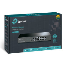 „TP-Link“ 16 prievadų „Gigabit Easy“ išmanusis tinklo jungiklis