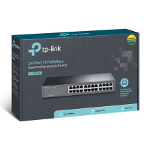 TP-Link TL-SF1024D tinklo jungiklis Nevaldomas Fast Ethernet (10 / 100) Pilka
