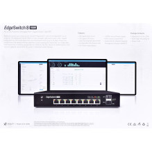 Ubiquiti Networks EdgeSwitch 8 Managed Gigabit Ethernet (10 / 100 / 1000) Black Power over Ethernet (PoE)