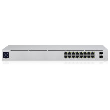 Ubiquiti UniFi 16 prievadų PoE valdomas L2 / L3 Gigabit Ethernet (10 / 100 / 1000) Maitinimas per Ethernet (PoE) 1U Sida