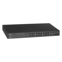 TP-LINK T1500-28PCT valdomas L2 greitasis eternetas (10 / 100) Maitinimas per Ethernet (PoE) 1U juodas