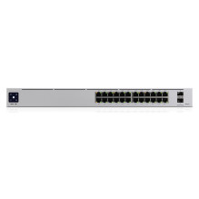 Ubiquiti UniFi Pro 24-Port PoE Managed L2 / L3 Gigabit Ethernet (10 / 100 / 1000) Power over Ethernet (PoE) 1U Silver
