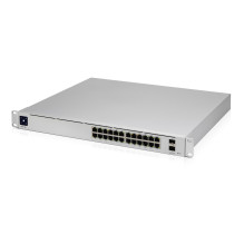 Ubiquiti UniFi Pro 24-Port PoE Managed L2 / L3 Gigabit Ethernet (10 / 100 / 1000) Power over Ethernet (PoE) 1U Silver