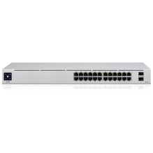 Ubiquiti Networks UniFi USW-24-POE 24 prievadų PoE valdomas L2 / L3 Gigabit Ethernet (10 / 100 / 1000) Maitinimas per Et