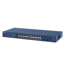 NETGEAR ProSAFE GS724Tv4 Managed L3 Gigabit Ethernet (10 / 100 / 1000) Blue