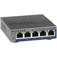 NETGEAR GS105E-200PES network switch Managed L2 / L3 Gigabit Ethernet (10 / 100 / 1000) Grey