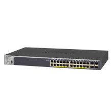 NETGEAR GS728TPP valdomas L2 / L3 / L4 Gigabit Ethernet (10 / 100 / 1000) Maitinimas per Ethernet (PoE) 1U juodas