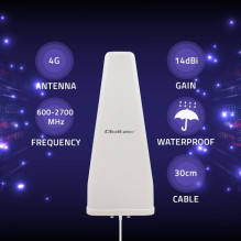 Qoltec 57043 4G LTE DUAL antenna , 14dBi , omnidirectional , outdoor