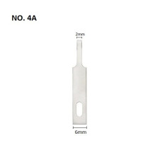 Precizinio peilio ašmenys, No.4A (10pcs)