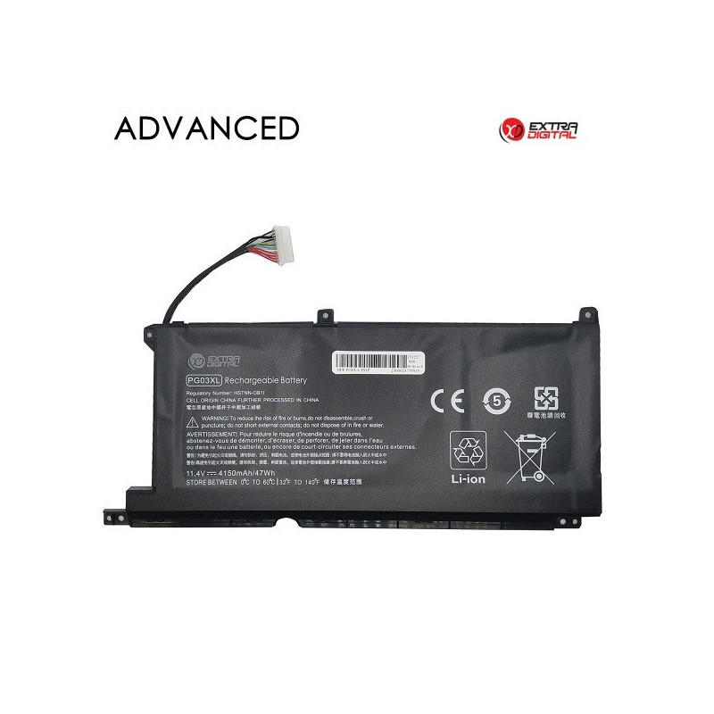 Notebook Battery HP PG03XL, 4150mAh, Extra Digital Advanced