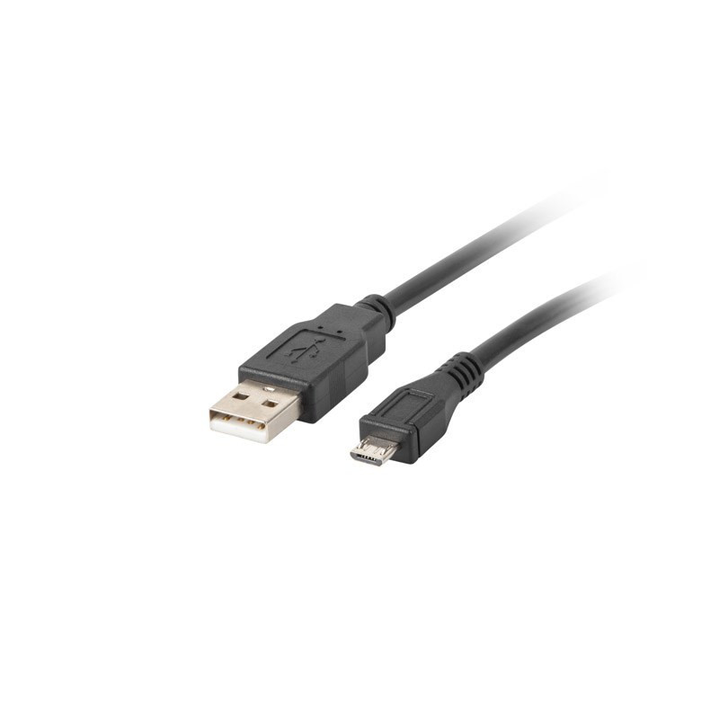 Lanberg CA-USBM-10CC-0018-BK USB cable 1.8 m USB 2.0 Micro-USB B USB A Black