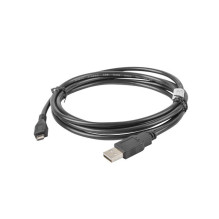 Lanberg CA-USBM-10CC-0018-BK USB laidas 1,8 m USB 2.0 Micro-USB B USB A Juoda