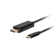 Lanberg CA-CMDP-10CU-0010-BK vaizdo kabelio adapteris 1 m USB Type-C DisplayPort juodas