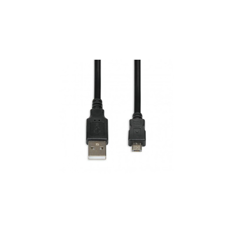 iBox IKU2M18 USB laidas 1,8 m USB 2.0 USB A Micro-USB B juodas