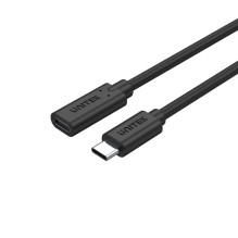 UNITEK C14086BK USB laidas 0,5 m USB 3.2 Gen 2 (3.1 Gen 2) USB C Juoda