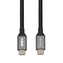 I-BOX USB C / USB C, 1 m USB laidas 3.2 Gen 2 (3.1 Gen 2) Juoda
