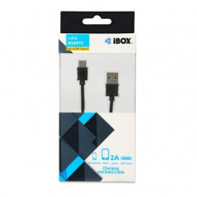 iBox IKUMTC USB cable 1 m USB 3.2 Gen 1 (3.1 Gen 1) USB A USB C Black