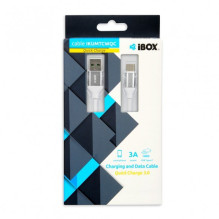 iBox IKUMTCWQC USB cable 1.5 m USB 2.0 USB A USB C White