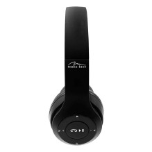 MEDIA-TECH EPSILION BT MT3591 Belaidės ausinės Bluetooth 4.2 Mikrofonas Radijas FM Juodas