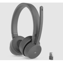Lenovo Go Wireless ANC Headset Wired &amp; Wireless Head-band Office / Call center USB Type-C Bluetooth Graphite