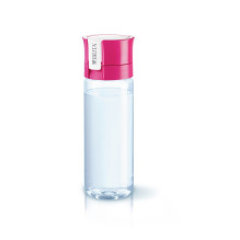 Filtro butelis Brita Fill&amp;Go + 4 vnt filtrų kasetės (0,6l rožinės spalvos)