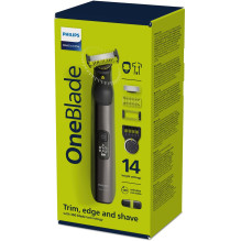 Philips OneBlade Pro QP6651 / 61 barzdos žoliapjovė Wet &amp; Dry Grey
