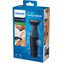„Philips BODYGROOM Series 3000“ dušui atsparus kūno priežiūros prietaisas BG3010 / 15