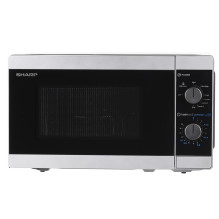 Sharp Buitinė technika YC-MG01E-S mikrobangų krosnelė Stalviršis Kombinuota mikrobangų krosnelė 20 L 800 W Juoda, pilka