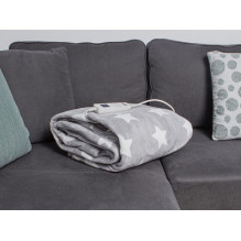 ELEKTRINĖ ANTKLĖ NOVEEN EB651 GREY STAR SUPER SOFT 180X130CM