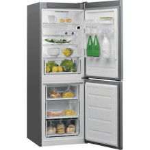 Whirlpool W5 721E OX 2 fridge-freezer Freestanding Grey 308 L