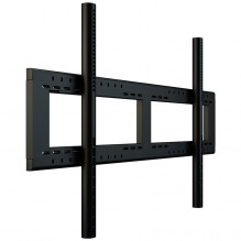 Prestigio Solutions® plokščias sieninis laikiklis skirtas 55–98 colių ekranams, sveria 160 kg, juodas