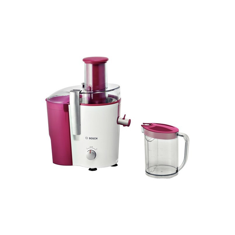 Bosch MES25C0 juice maker Centrifugal juicer 700 W Cherry (fruit), Transparent, White