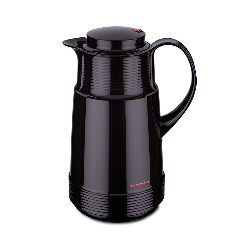 ROTPUNKT Thermos jug, 1.0 l, ristretto (black)