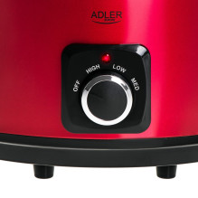 ADLER AD 6413r slow cooker red