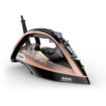 Tefal Ultimate Pure FV9845 iron Dry &amp; Steam iron Durilium Autoclean soleplate 3200 W Black, Copper