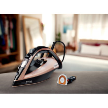 Tefal Ultimate Pure FV9845 iron Dry &amp; Steam iron Durilium Autoclean soleplate 3200 W Black, Copper