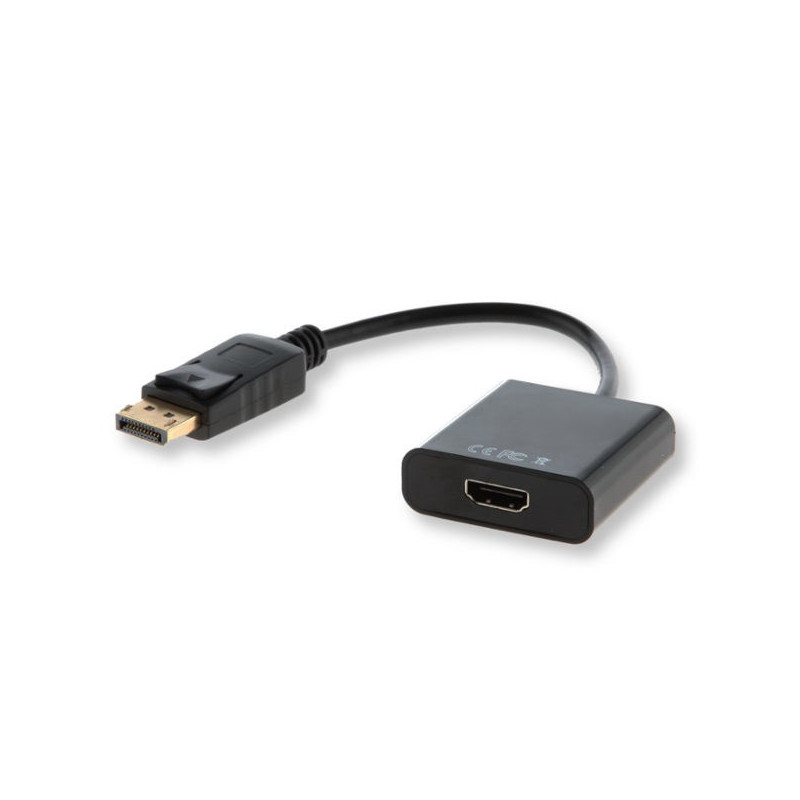 Savio CL-55 vaizdo kabelio adapteris 0,2 m DisplayPort HDMI Type A (Standartinis) Juodas