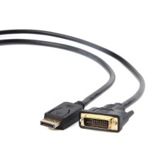 Gembird CC-DPM-DVIM-6 vaizdo kabelio adapteris 1,8 m DisplayPort DVI Black