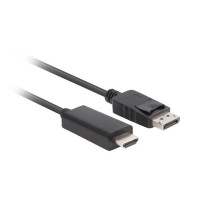 Lanberg CA-DPHD-11CC-0010-BK kabelio lyties keitiklis DisplayPort HDMI Black