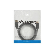 Lanberg CA-DPDP-10CC-0030-BK DisplayPort laidas 3 m Juodas