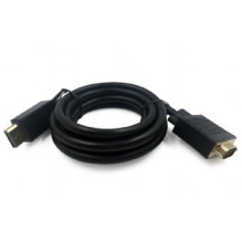 Gembird CCP-DPM-VGAM-6 vaizdo kabelio adapteris 1,8 m VGA (D-Sub) DisplayPort juodas