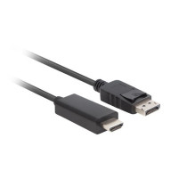 Lanberg CA-DPHD-11CC-0018-BK kabelio lyties keitiklis DisplayPort HDMI Black