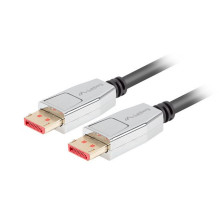 Lanberg CA-DPDP-20CU-0018-BK DisplayPort kabelis 20 PIN V1.4 1,8m 8K
